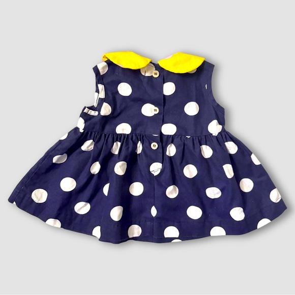 Right Bank Babies Scallop Print Dress 12M - Picture 3 of 3